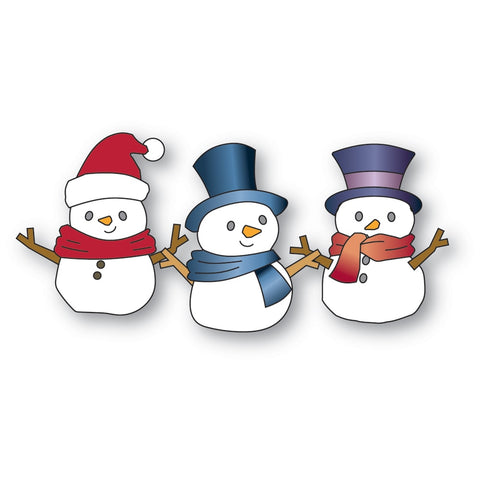 Stylish Snowmen Trio
