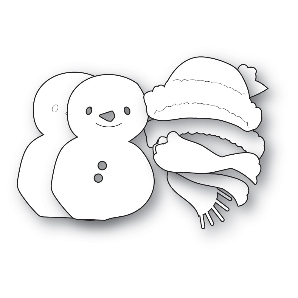 Cute Bundled Snowman