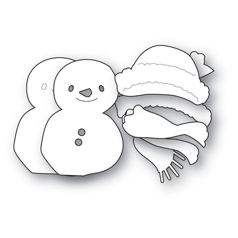 Cute Bundled Snowman