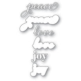 Peace Love Joy Stylish Script