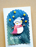 Snowman and Birdie Friend