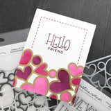 Jumble of Hearts Stencil Pack (5 qty; 6 x 9)