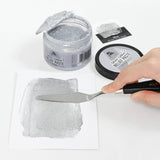 Silver Glitter Relief Paste