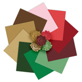 Crafty Necessities: Festive Florals Multi-Color Cardstock Pack (10 Sheets/Set)