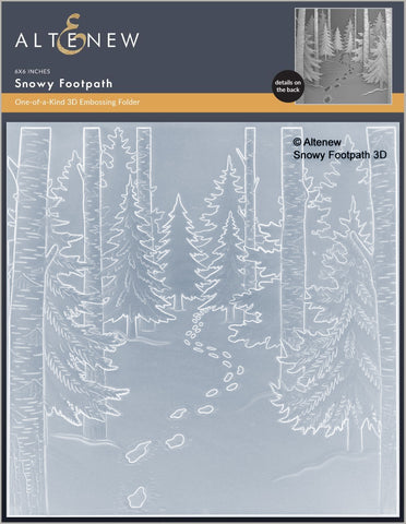 Snowy Footpath 3D Embossing Folder