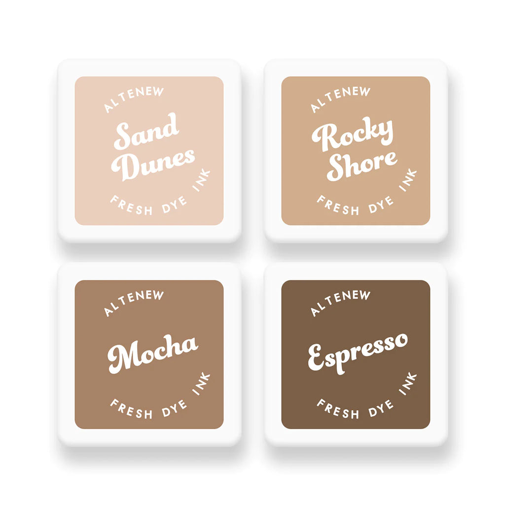 Coffee Break Fresh Dye Ink Mini Cube Set