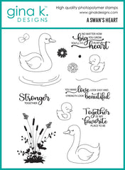 A Swan's Heart Stamp Set