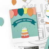 Accordion Birthday Stamp Set (3 x 4)