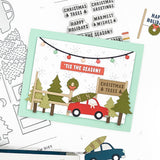 Accordion Tree Farm Stamp Set (3 x 3)