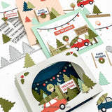 Accordion Tree Farm Stamp Set (3 x 3)