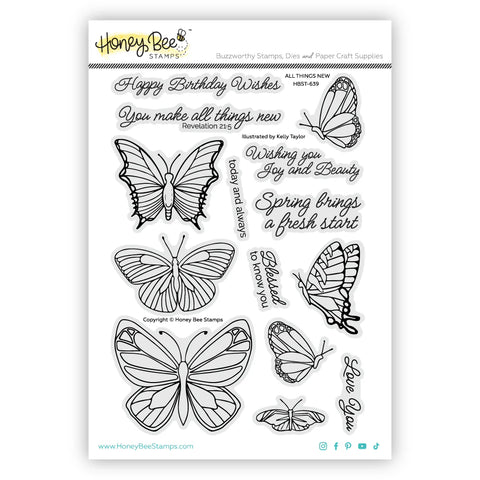 All Things New 6x8 Stamp Set