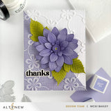 Lace Topped Petals 3D Embossing Folder