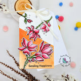 Whimsical Magnolias Stamp Set 