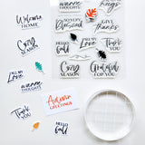 Autumn Greetings Sentiments Bundle