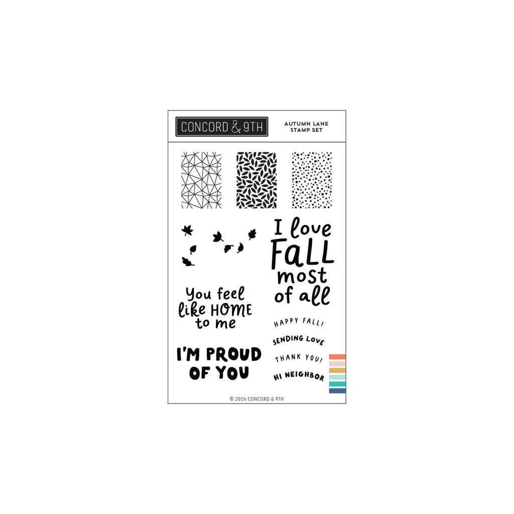 Autumn Lane Stamp Set (4 x 6)