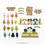 Autumn Lane Stamp Set (4 x 6)