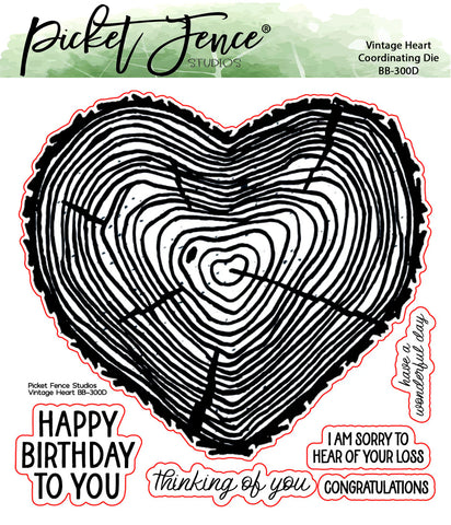 Vintage Heart Die