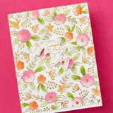 Floral Celebration Press Plate and Stencil Bundle from the Let's Celebrate Collection by Yana Smakula