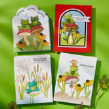 Jump for Joy Sentiments Clear Stamp Set from the Jump for Joy Collection