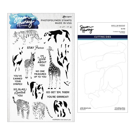 Wild About You Stamp & Die Bundle by Simon Hurley