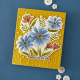 Thank You Bouquet 3D Emboss & Cut Folder from the Tabbed Classics Collection by Wendy Vecchi