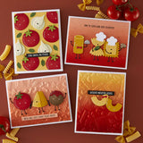 Pasta Friends Etched Dies from the Buon Appetito Collection