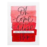 Let Us Adore Him Press Plate from the More BetterPress Christmas Collection