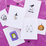Ensemble de plaques de presse et de matrices d'icônes d'Halloween de la collection Betterpress Halloween