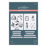 Ensemble de plaques de presse et de matrices d'icônes d'Halloween de la collection Betterpress Halloween