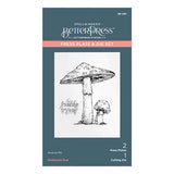 Ensemble de plaques et matrices de presse Mushroom Duo de la collection d'automne BetterPress