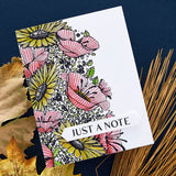 Sunflower Border Press Plate from the Serenade of Autumn Collection