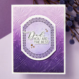 Mother's & Father's Day Sentiments Press Plate from the Mirrored Arch Collection