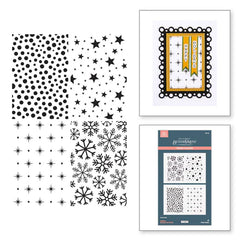 Holiday Backgrounds Panels Press Plates from the Essential Holiday Collection by Lisa Horton