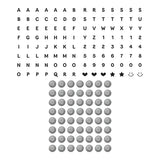 Bestie Alphabet Beads Press Plate & Die Set from the Beads of Friendship Collection