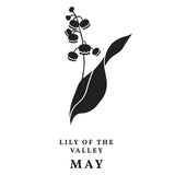 May Lily of the Valley Press Plates from the Florals Through the Year Collection