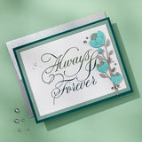 Copperplate Always & Forever BetterPress Plate from the Copperplate On Your Wedding Day Collection by Paul Antonio