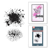 Splatters BetterPress Plate from the Wildflowers Collection by Lisa Horton