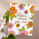 Blossoms & Sentiments BetterPress Plate & Die Set from the Spring in Kyoto Collection by Alex Syberia Designs