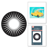 Radiant Starburst BetterPress Plate from the Classic Road Legends Collection by Mindy Eggen