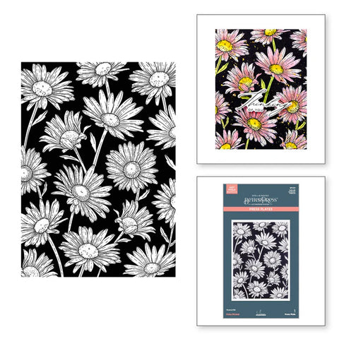 Daisy Shower Press Plate from the Yana's Daisies Collection by Yana Smakula