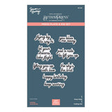 Soaring Sentiments Press Plate & Die Set from the Sky's the Limit Collection by Simon Hurley