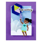 Soaring Sentiments Press Plate & Die Set from the Sky's the Limit Collection by Simon Hurley