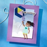 Up and Away Etched Dies from the Sky's the Limit Collection by Simon Hurley
