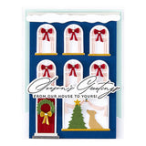 Christmas Cheer Sentiments BetterPress Plate & Die Set from the City Holiday Collection by Yana Smakula