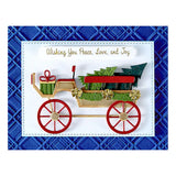 Country Christmas Banner & Sentiments Press Plate & Die Set from the Country Christmas Collection by Annie Williams