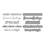 Merry Messages Plate & Die Set from the Wonderland Collection