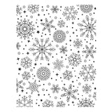 Snowfall Shimmer BetterPress Plate from the Wonderland Collection