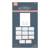 DIY 2026 Calendar BetterPress Plate from the Wonderland Collection