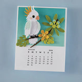 DIY 2026 Calendar BetterPress Plate from the Wonderland Collection
