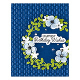 Birthday Wishes Sentiments BetterPress Plate & Die Set from the Texture & Foliage Collection by Suzanne Hue